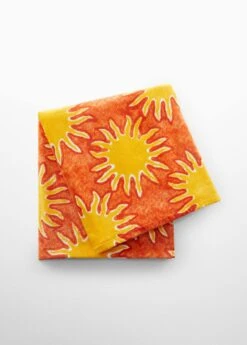 Serviette Imprimée 100 % Coton -Vêtements Pascher 57010748 70 B