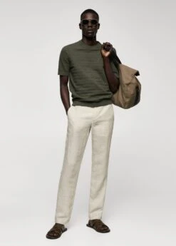 T-shirt Coton Structuré Rayures -Vêtements Pascher 57010758 48 99999999 01