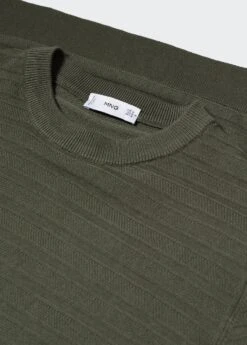 T-shirt Coton Structuré Rayures -Vêtements Pascher 57010758 48 D8