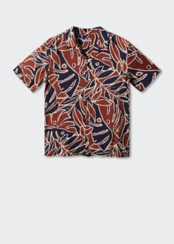 Chemise Bowling En Imprimé Feuilles -Vêtements Pascher 57010771 76 B
