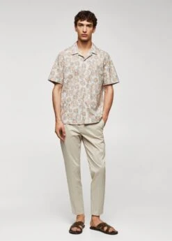 Chemise Imprimée 100 % Coton 11 Chemise Imprimée 100 % Coton -Vêtements Pascher 57010772 08 99999999 01