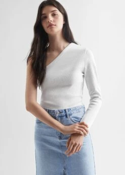 T-shirt Coton Asymétrique