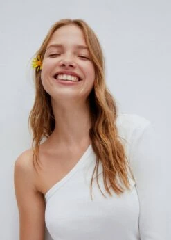 T-shirt Coton Asymétrique -Vêtements Pascher 57010777 02 D5