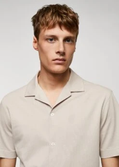 Chemise En Piqué Col Bowling -Vêtements Pascher 57010780 07 D1