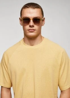 T-shirt Coton-lin Texturé 32 T-shirt Coton-lin Texturé -Vêtements Pascher 57010793 12 D1