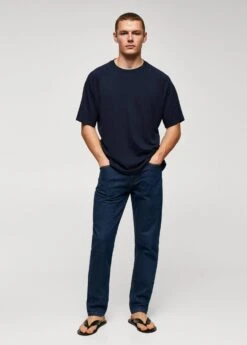 T-shirt Coton-lin Texturé 37 T-shirt Coton-lin Texturé -Vêtements Pascher 57010793 56 99999999 01