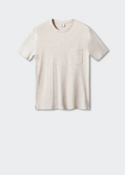 T-shirt Coton-lin Poche -Vêtements Pascher 57010804 07 B