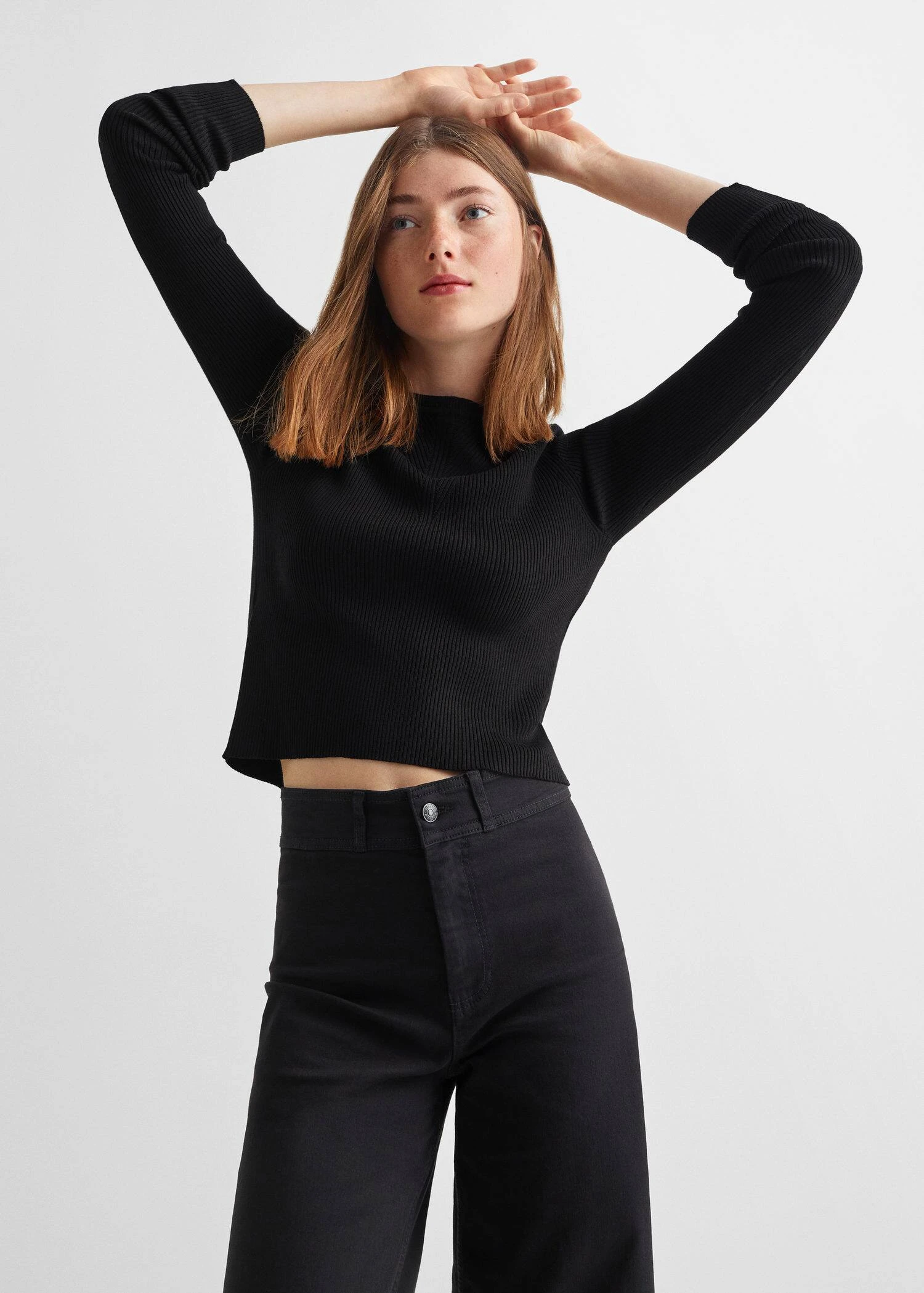 Top Maille Côtelée Ouverture Au Dos 3 Top Maille Côtelée Ouverture Au Dos