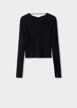 Top Maille Côtelée Ouverture Au Dos 15 Top Maille Côtelée Ouverture Au Dos -Vêtements Pascher 57010890 99 B