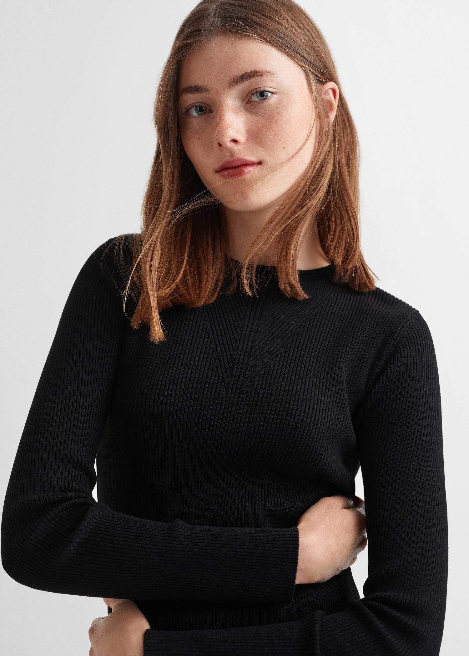 Top Maille Côtelée Ouverture Au Dos 6 Top Maille Côtelée Ouverture Au Dos – Image 4