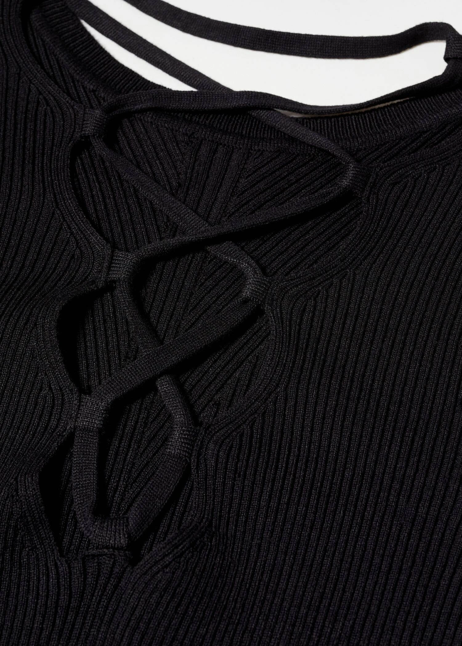 Top Maille Côtelée Ouverture Au Dos 8 Top Maille Côtelée Ouverture Au Dos – Image 6