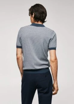 Polo Maille Fine Structure Géométrique -Vêtements Pascher 57012514 51 R