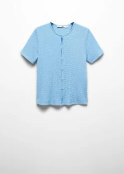 T-shirt Texturé Boutons -Vêtements Pascher 57012894 50 B