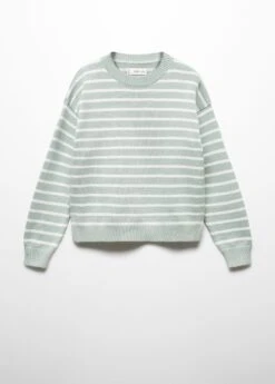 Pull-over à Rayures Coton