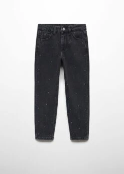 Jean Mom-fit Détails Brillants 13 Jean Mom-fit Détails Brillants -Vêtements Pascher 57013268 TN B