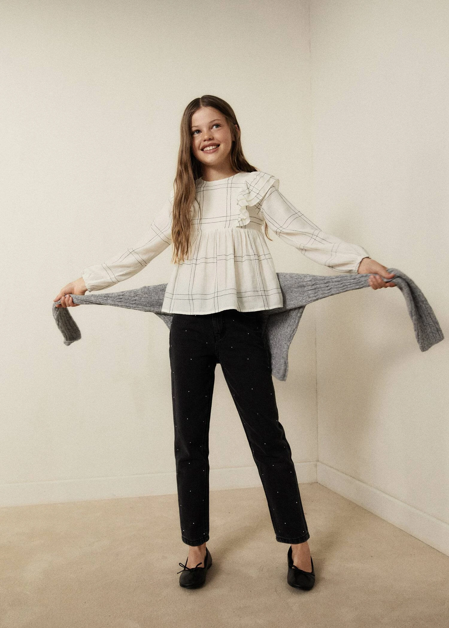 Jean Mom-fit Détails Brillants 6 Jean Mom-fit Détails Brillants – Image 4