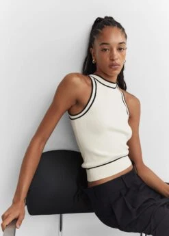 Top Maille Détails Contrastants -Vêtements Pascher 57013783 05 D2