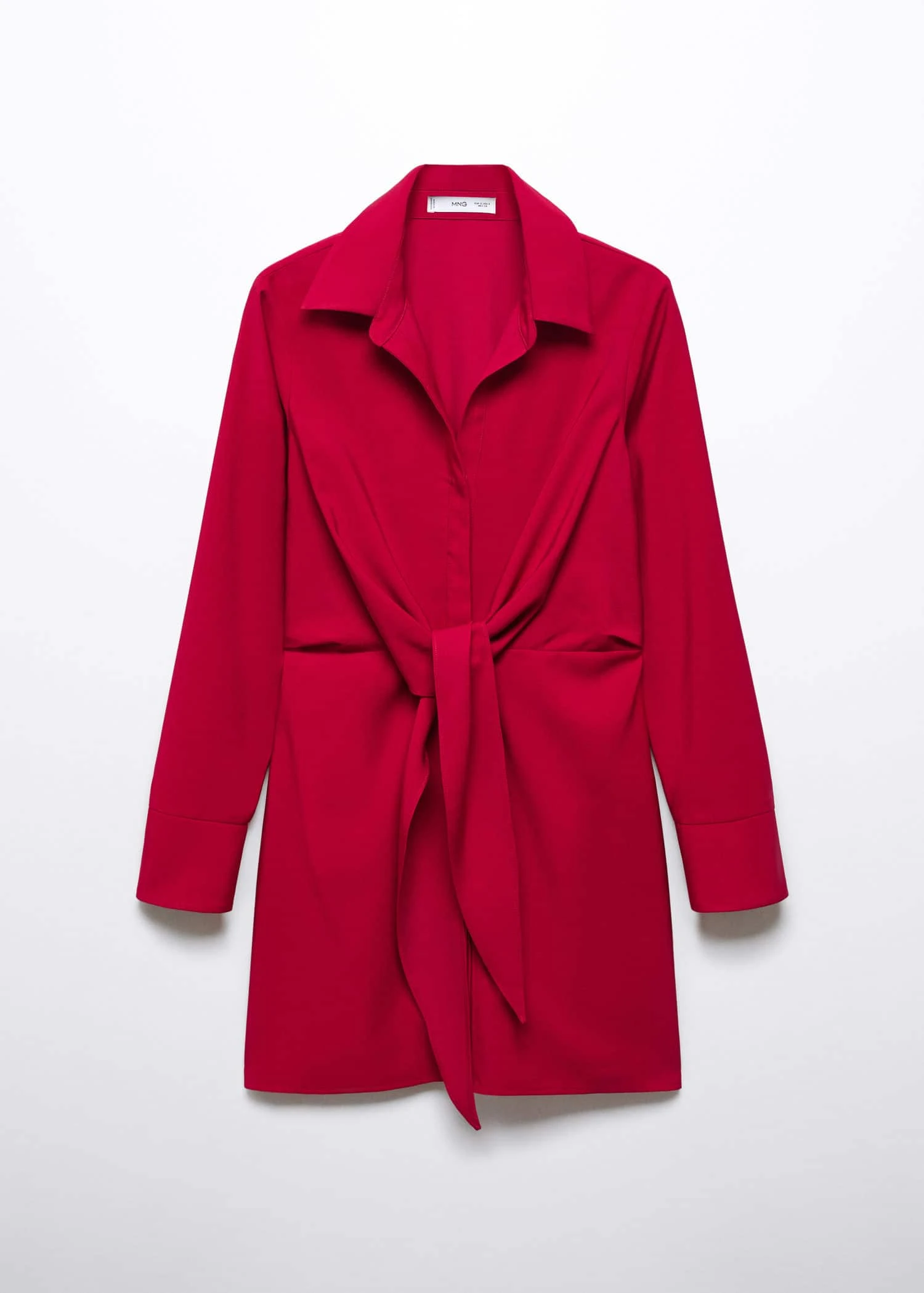 Robe Chemise Détail Nœud 11 Robe Chemise Détail Nœud – Image 9