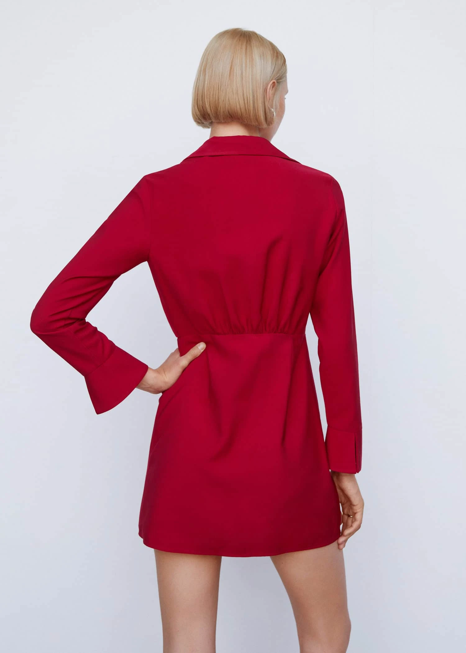 Robe Chemise Détail Nœud 5 Robe Chemise Détail Nœud – Image 3