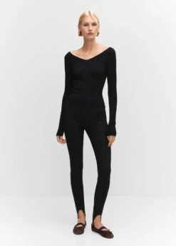 Pull-over Maille Côtelée Dos Plongeant -Vêtements Pascher 57013809 99 99999999 01