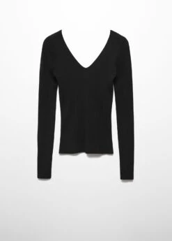 Pull-over Maille Côtelée Dos Plongeant -Vêtements Pascher 57013809 99 B