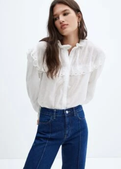 Blouse Détails Brodés