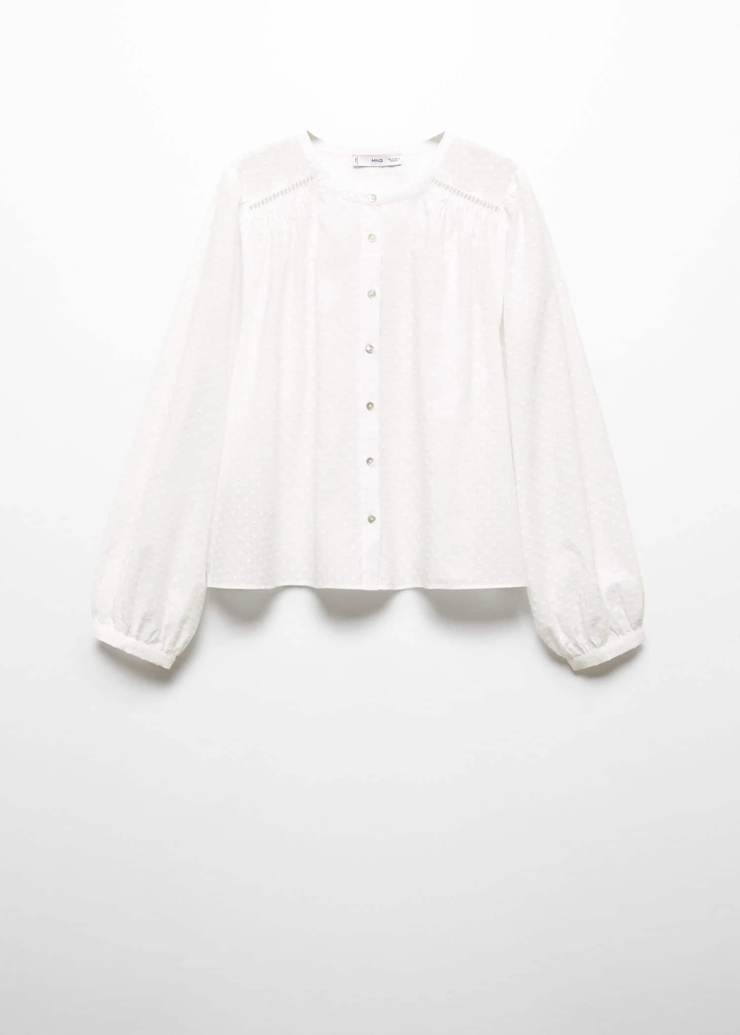 Blouse Coton Plumetis 8 Blouse Coton Plumetis – Image 6