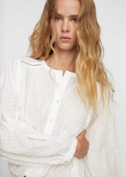 Blouse Coton Plumetis 18 Blouse Coton Plumetis -Vêtements Pascher 57013817 02 D1