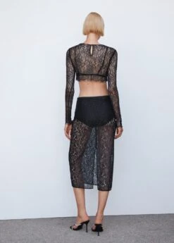 Blouse Crop Dentelle -Vêtements Pascher 57013824 99 R