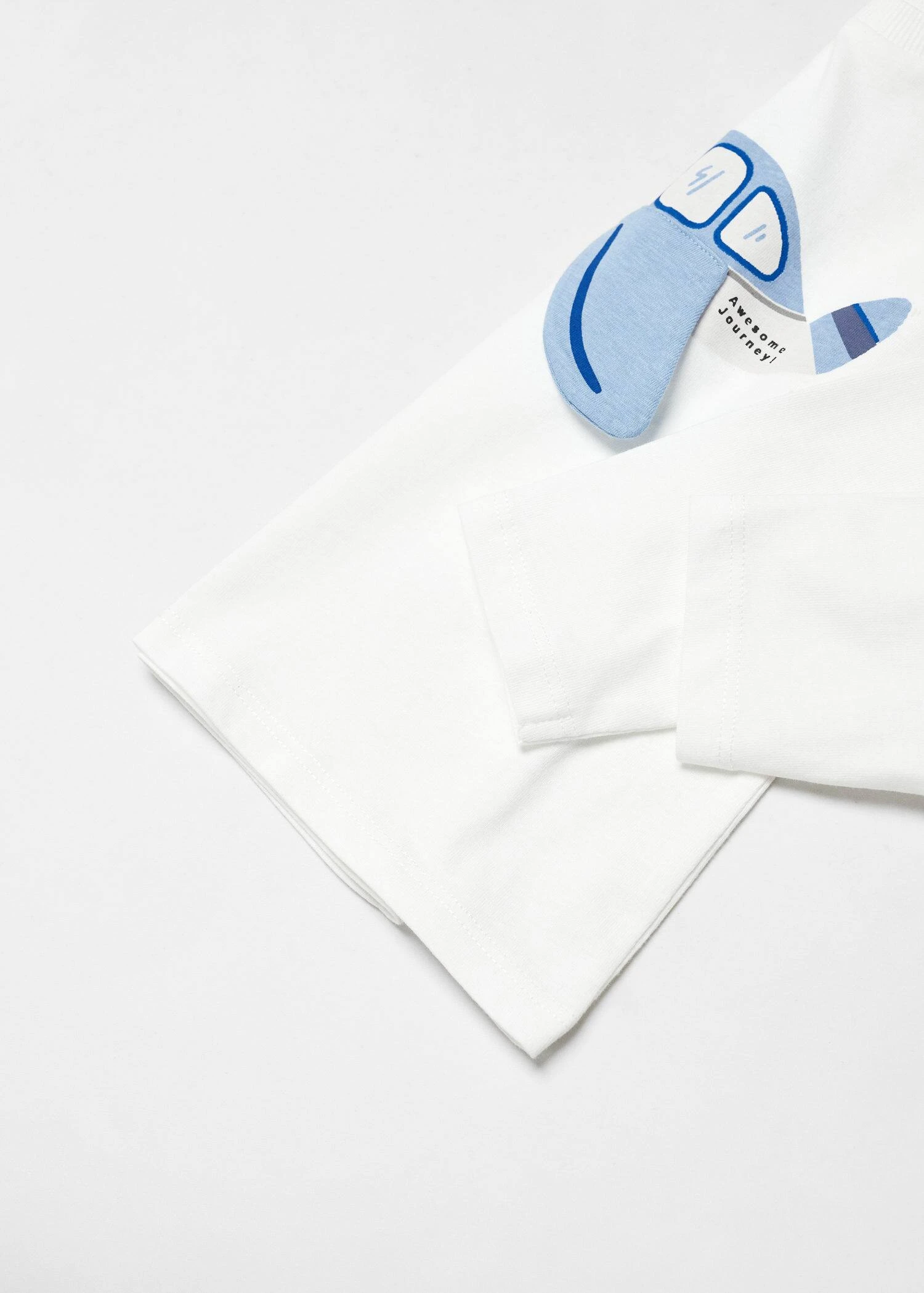 T-shirt En Coton à Dessin 7 T-shirt En Coton à Dessin – Image 5