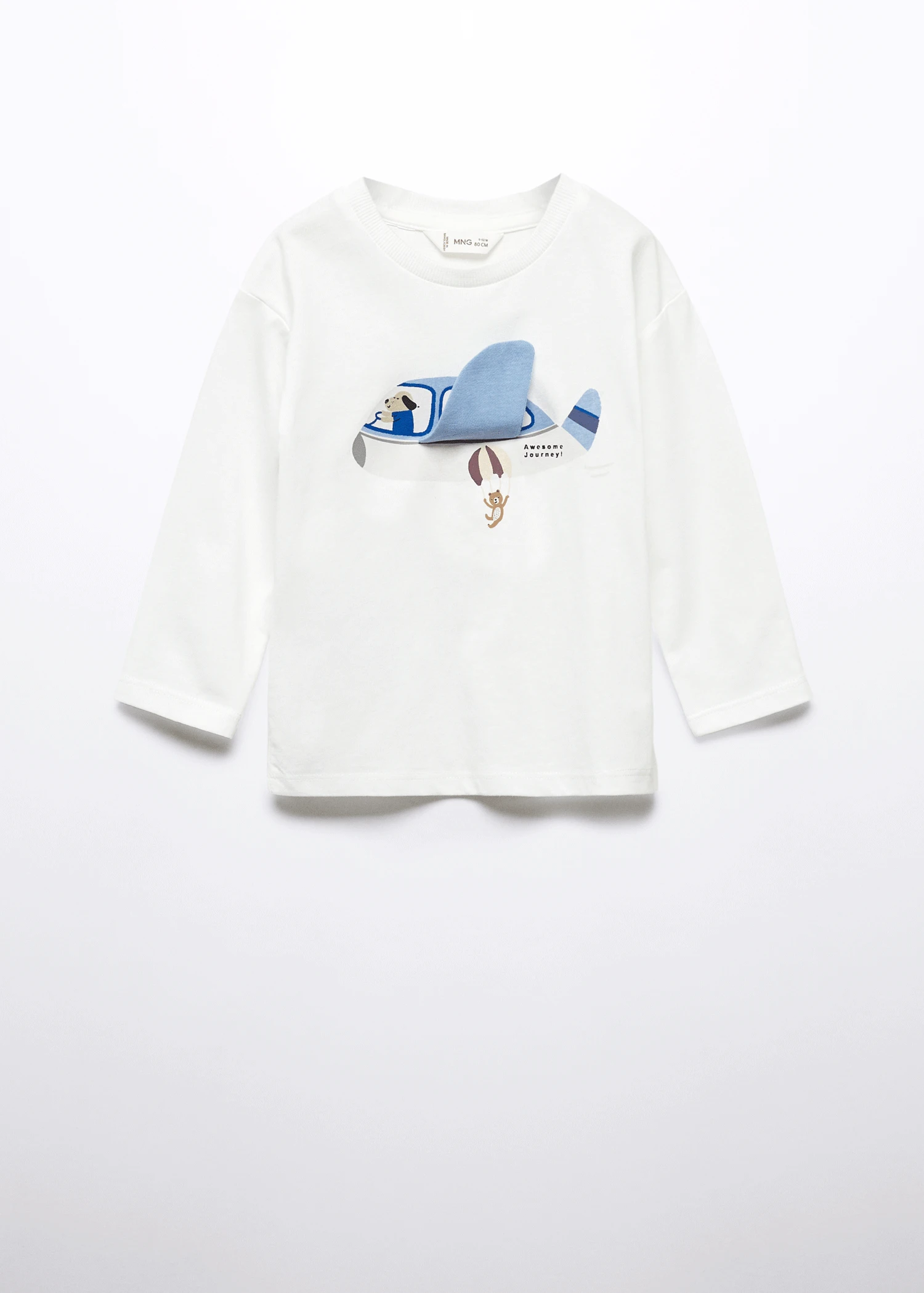 T-shirt En Coton à Dessin 8 T-shirt En Coton à Dessin – Image 6