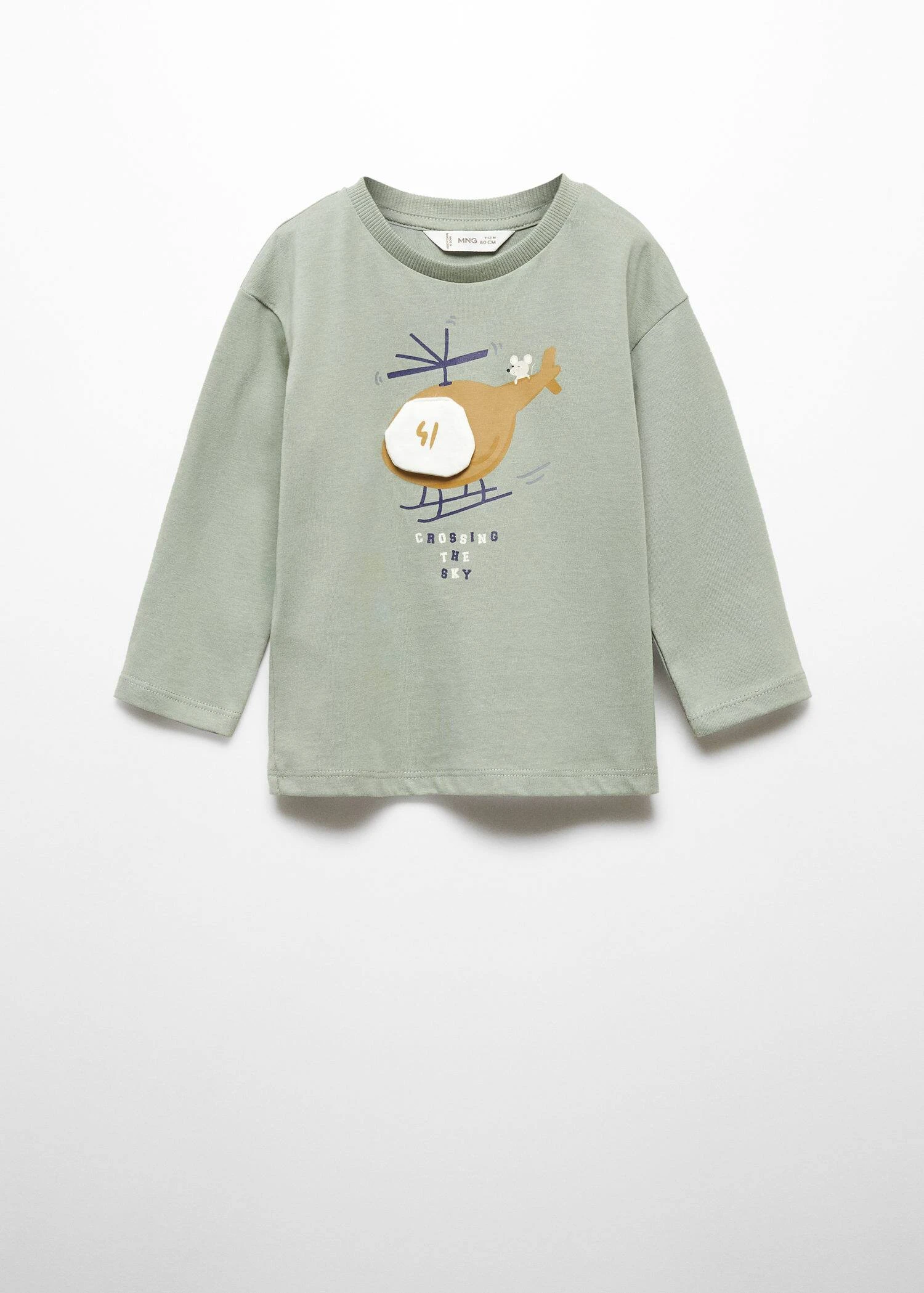 T-shirt En Coton à Dessin 12 T-shirt En Coton à Dessin – Image 10