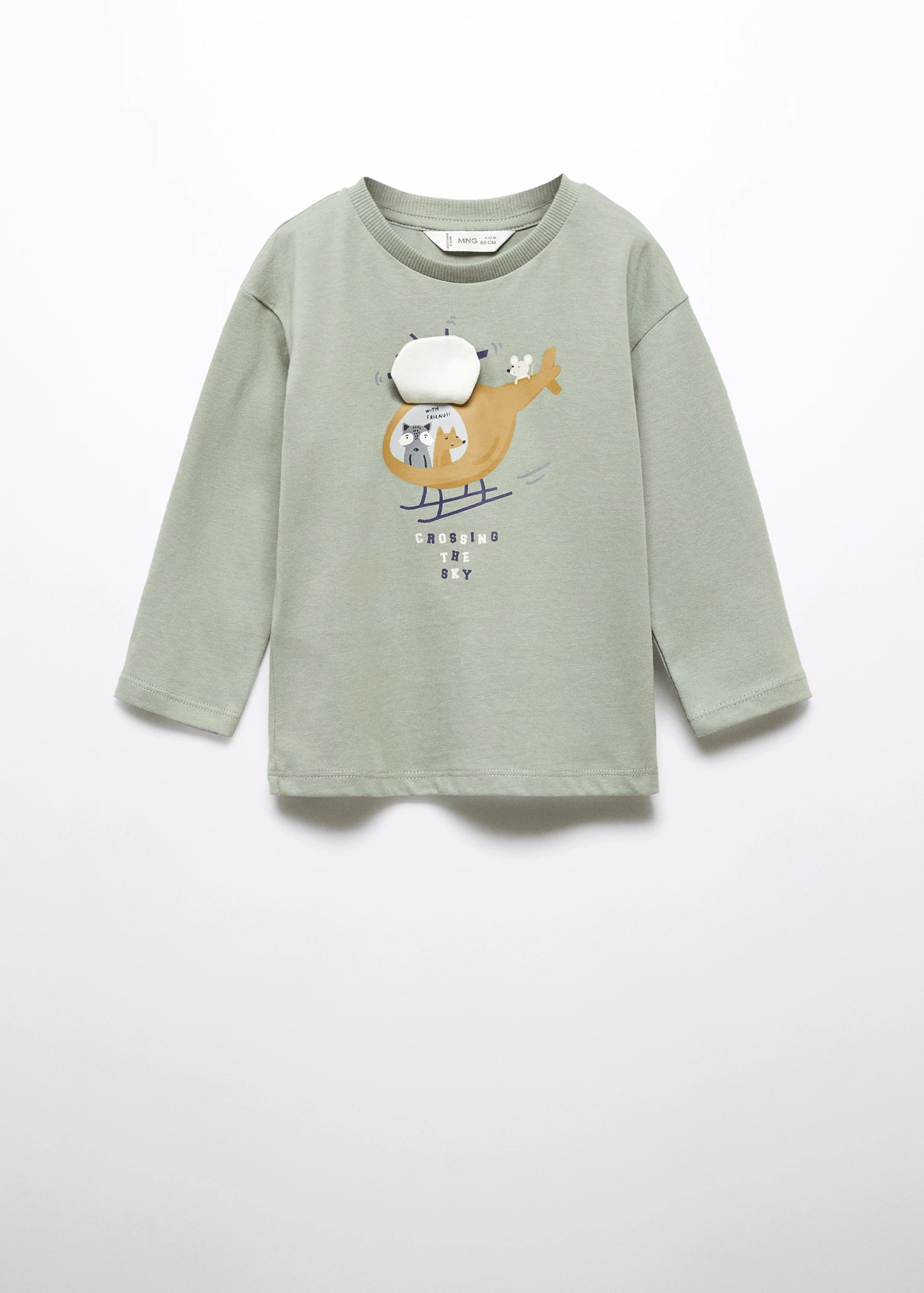 T-shirt En Coton à Dessin 14 T-shirt En Coton à Dessin – Image 12