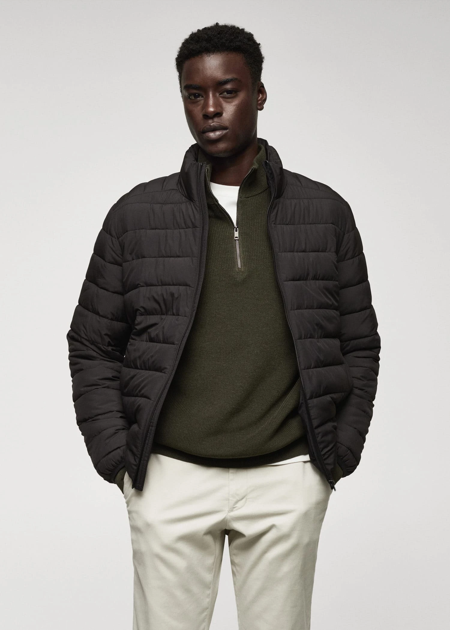 Anorak Matelassé Ultraléger Résistant à L’eau 3 Anorak Matelassé Ultraléger Résistant à L’eau