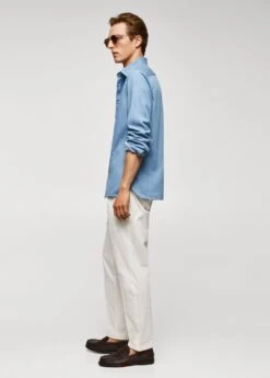 Chemise Slim-fit Chambray Coton -Vêtements Pascher 57014392 TC D2