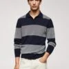 Polo Maille Fines Rayures