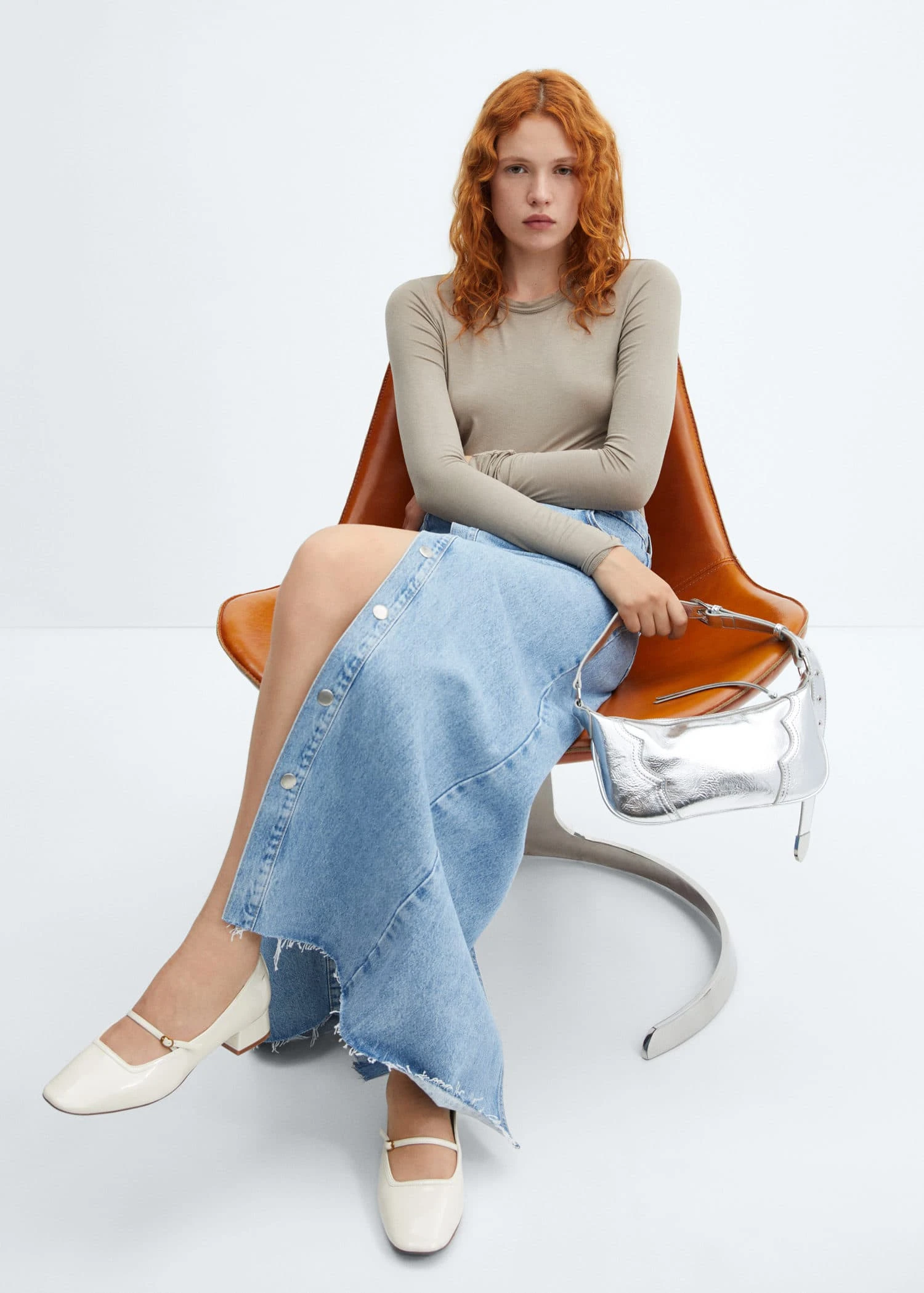 Sac Porté épaule Surpiqûres Décoratives 8 Sac Porté épaule Surpiqûres Décoratives – Image 6