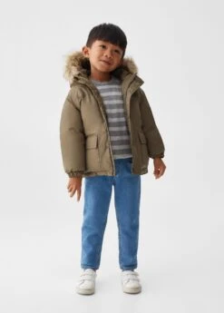 Anorak Matelassé Capuche Fausse Fourrure -Vêtements Pascher 57014758 37 99999999 01