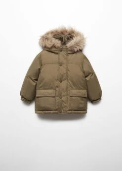 Anorak Matelassé Capuche Fausse Fourrure -Vêtements Pascher 57014758 37 B
