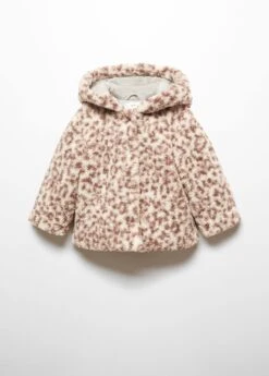 Manteau Imitation Mouton Retourné Capuche -Vêtements Pascher 57014766 05 B