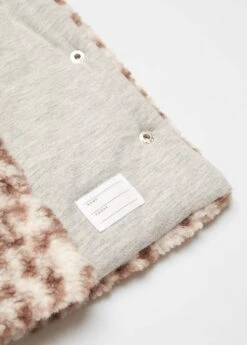 Manteau Imitation Mouton Retourné Capuche -Vêtements Pascher 57014766 05 D0