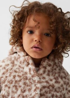 Manteau Imitation Mouton Retourné Capuche -Vêtements Pascher 57014766 05 D1