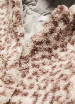 Manteau Imitation Mouton Retourné Capuche -Vêtements Pascher 57014766 05 D8