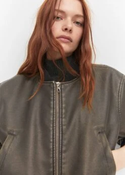 Veste Bomber Effet Usé -Vêtements Pascher 57015138 30 D1