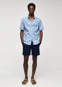 Chemise Manches Courtes 100 % Coton Imprimée -Vêtements Pascher 57015791 52 99999999 01