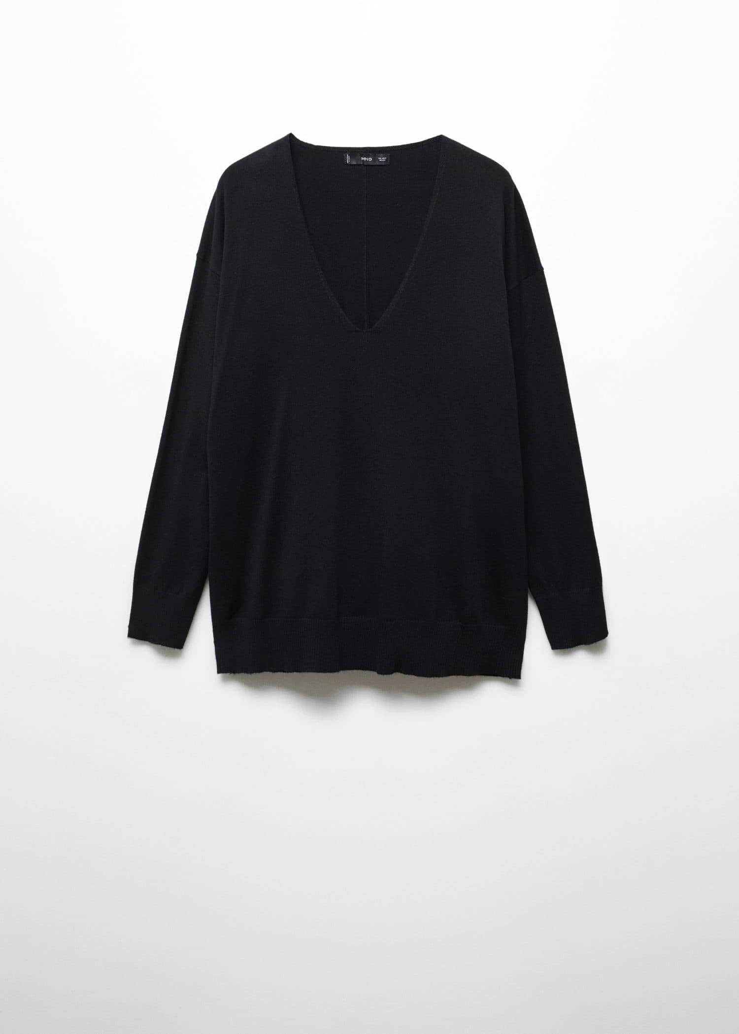 Pull-over Maille Fine Col V 11 Pull-over Maille Fine Col V – Image 9