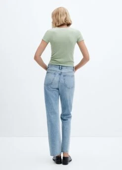 T-shirt Manches Courtes Maille Côtelée 16 T-shirt Manches Courtes Maille Côtelée -Vêtements Pascher 57015798 43 R