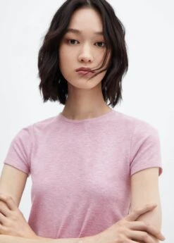 T-shirt Manches Courtes Maille Côtelée 23 T-shirt Manches Courtes Maille Côtelée -Vêtements Pascher 57015798 85 D1