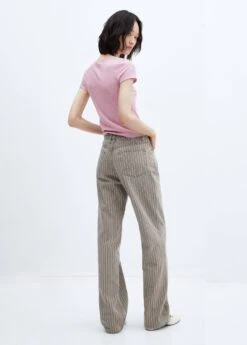 T-shirt Manches Courtes Maille Côtelée 22 T-shirt Manches Courtes Maille Côtelée -Vêtements Pascher 57015798 85 R