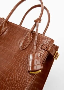 Sac Anse Double Effet Croco -Vêtements Pascher 57015802 30 D2